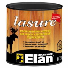 Декоративный антисептик Elan Lasure бесцветный 0,75л. (0,63кг) Alpa