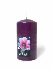 Свеча-столбик ароматическая Дикая орхидея 8х15см 65 часов