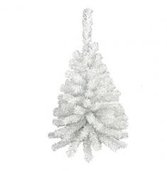 Ель искусственная Декоративная белая с серебром 1,0 м