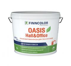 Краска OASIS HALL & OFFICE A гл/мат 9л в строительных магазинах СтройГрад