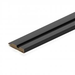 Профиль Финиш МДФ Stella Beats Делюкс, Black Lead 2700x77x16 мм /4 в строительных магазинах СтройГрад