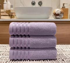 Полотенце махровое ГАРМОНИЯ 70х130, 100% хлопок, лавандовый в строительных магазинах СтройГрад