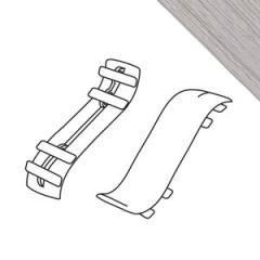 Соединитель для плинтуса ˮИдеалˮ 55мм Ясень серый (2 штуки во флоупак) в строительных магазинах СтройГрад