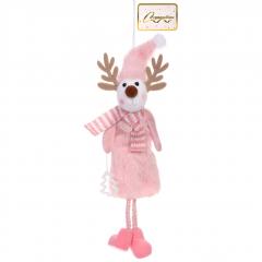 Подвеска ˮОлененок - Милые ботиночкиˮ 27 см, Розовый в строительных магазинах СтройГрад