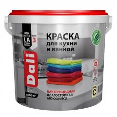 DALI Краска для кухни и ванной 5л База С (бесцветный) в строительных магазинах СтройГрад