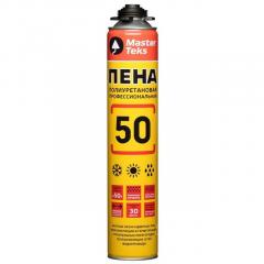 Пена MasterTeks 50 ПРО полиуретановая всесезонная 715мл. в строительных магазинах СтройГрад