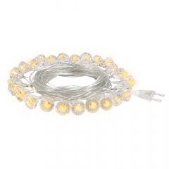 Электрогирлянда ˮБриллиантыˮ 25 теплых LED ламп, прозрачный провод, 5 м, VEGAS 220 v в строительных магазинах СтройГрад