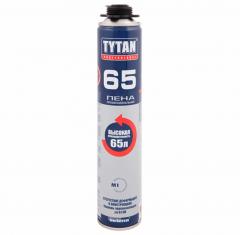 Пена монтажная профессиональная 65 О2 летняя 750 мл Tytan в строительных магазинах СтройГрад