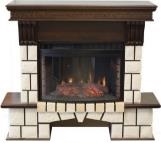 Камин электрический SELENA STD PN-P012, очаг FOBOS-S LUX BL LT RC (FBB)