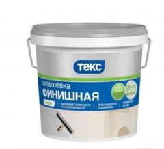 Шпатлевка финишная латексная выравнивающая Профи 5 кг Текс в строительных магазинах СтройГрад
