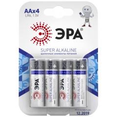 Батарейки ЭРА LR6-4BL SUPER Alkaline в строительных магазинах СтройГрад