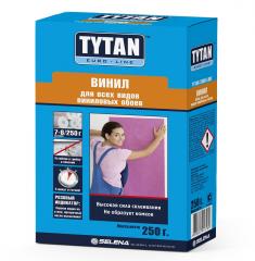 Клей обойный Euro-line для всех видов виниловых обоев 250 г Tytan в строительных магазинах СтройГрад