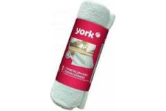 Салфетка бытовая для пола хлопок, 0.75х0.6 м, в рулоне, в ассортименте, York, Зеленая, 022270