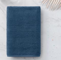 Полотенце махровое Verossa МХ50 70/140 Milano Темно-лазурный /бордюр V 08 в строительных магазинах СтройГрад
