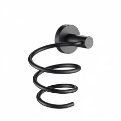 Держатель Raindrops, Black, для фена, 20566 в строительных магазинах СтройГрад