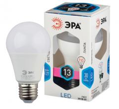 Лампа светодиодная ЭРА STD LED A60-13W-840-E27 13Вт груша нейтральный белый свет в строительных магазинах СтройГрад