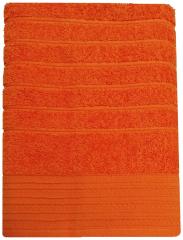 Полотенце махровое Страйп 30х60, 100% хлопок, оранжевый в строительных магазинах СтройГрад