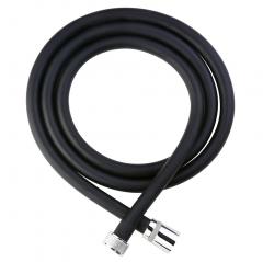 Шланг для душа OLIVE'S, ПВХ, усиленный, черный, 1,6м, F0210B в строительных магазинах СтройГрад