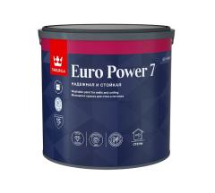 Краска интер. стойкая к мытью EURO POWER 7 C мат 2,7л в строительных магазинах СтройГрад