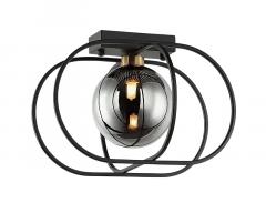 Люстра MXM-4877/1 BK+SG черный 1x40W G9 d290 h210, HAO24 в строительных магазинах СтройГрад