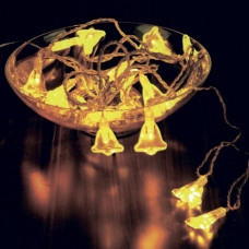 Гирлянда ˮКолокольчикиˮ 2 метра 20 микролампочек, цвет желтый Snowhouse в строительных магазинах СтройГрад