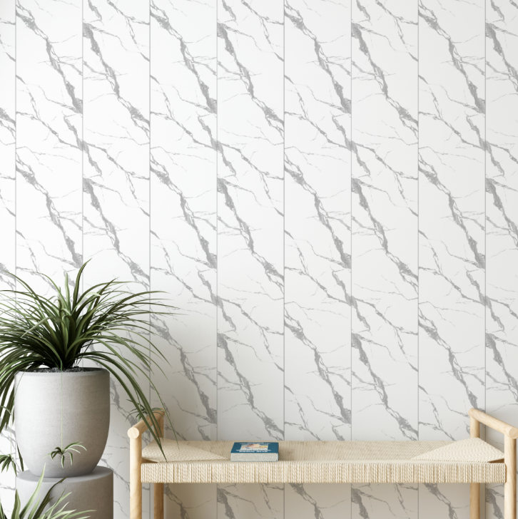Панель ПВХ Stella Light Slim Мрамор Крестолла 671 2600х250х5 мм /15 в строительных магазинах СтройГрад