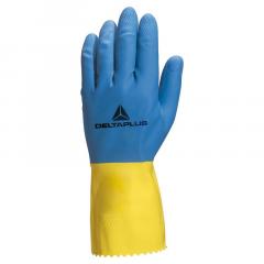 Перчатки VE330 из латекса (двойной слой), сине-желтый цвет, размер 6 VE330BJ06