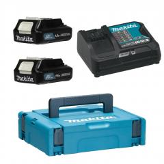 Набор MAKITA PSK MKP1SY122 (АКБ BL1016х2шт, ЗУ DC10SB, кейс MACPAC, тип 1) 197652-7 в строительных магазинах СтройГрад