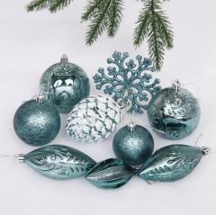 Набор украшений ˮРождествоˮ (26 предметов), изумруд в строительных магазинах СтройГрад