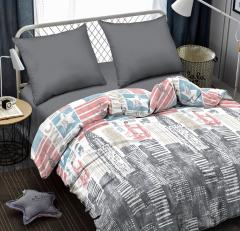 Комплект постельного белья  Amore Mio BZ QR Avenue 1,5СП нав. 70*70см поплин в строительных магазинах СтройГрад