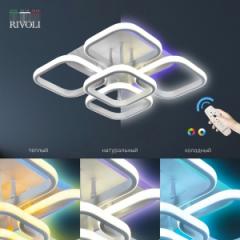 Светильник потолочный RIVOLI Hedwig светодиодный с пультом 100Вт+8Вт 4000К-6000К 6058-105