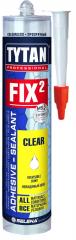Клей монтажный герметизирующий Fix2 Clear Professional бесцветный 290 мл Tytan в строительных магазинах СтройГрад