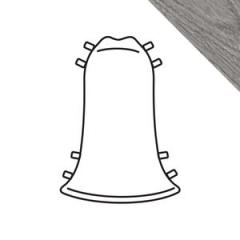 Угол наружный для плинтуса ˮИдеалˮ 55мм Дуб пепельный (2 штуки во флоупак) в строительных магазинах СтройГрад