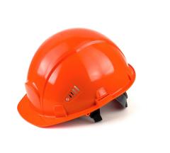Каска защитная ЕВРОПА оранжевая (ленточное оголовье) (ЛИДЕР) в строительных магазинах СтройГрад