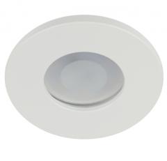 Встраиваемый светильник влагозащищенный ЭРА WR3 WH под лампу MR16 GU5.3 IP44 белый в строительных магазинах СтройГрад