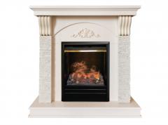 Камин электрический CORFINO RP STD/EUG WT-F612, очаг OLYMPIC 3D BL в строительных магазинах СтройГрад