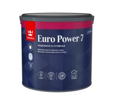 Краска интер. стойкая к мытью EURO POWER 7 A мат 2,7л в строительных магазинах СтройГрад