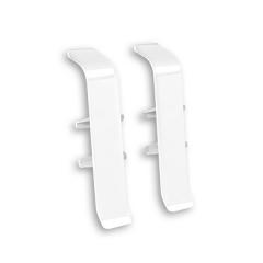 Соединитель для плинтуса 70мм ˮДеконикаˮ Белый глянцевый в строительных магазинах СтройГрад