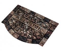 Коврик придверный флок. 58х88см Линкольн в строительных магазинах СтройГрад