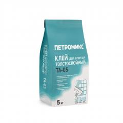 Клей для плитки толстослойный Петромикс ТА-05 5 кг Ремикс /200/