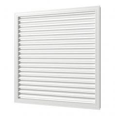 Решетка радиаторная 600х600мм белый в строительных магазинах СтройГрад