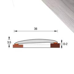 Порог ˮИдеал Изиˮ 36мм 1,6м Клен белый в строительных магазинах СтройГрад