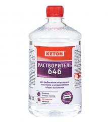 Растворитель 646 ТУ пр-во Кетон 0,86л в строительных магазинах СтройГрад