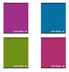 Тетрадь А5 96л. BRAUBERG скоба, клетка, обложка картон, МОНОХРОМ2, 402055 в строительных магазинах СтройГрад