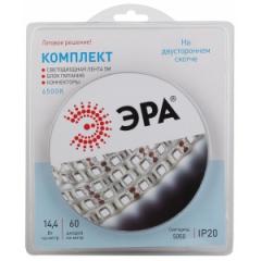 Лента светодиодная ЭРА 5050kit-14.4-60-12-IP20-6500-5m в строительных магазинах СтройГрад