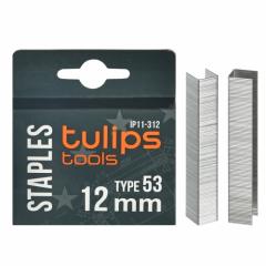 Скобы для степлера TULIPS тип 53 12мм 1000шт 10/180 IP11-312