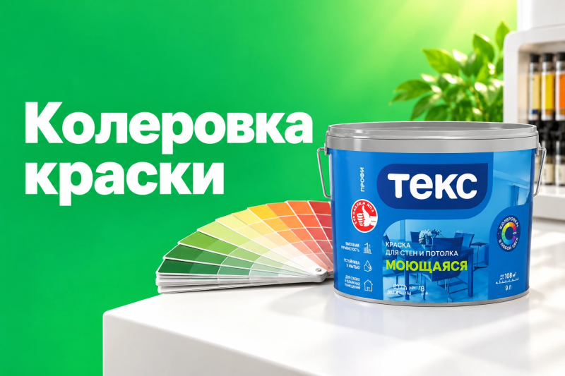Компьютерная колеровка краски
