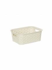 Корзина RATTAN слоновая кость 19.5х26х9см