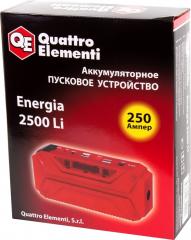 Пусковое устройство QE Energia 2500 Li (12B, 14Ач, 250А, 1,5кг) 641-091*