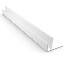 Профиль ˮFˮ для панелей 8мм 3,0м ˮИдеал Ламиниˮ, 001 Белый в строительных магазинах СтройГрад